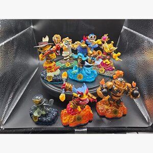 Lot Of 7 Skylanders Swap Force Rattle Shake, Hoot Loop, Grill Drilla, Etc Figure